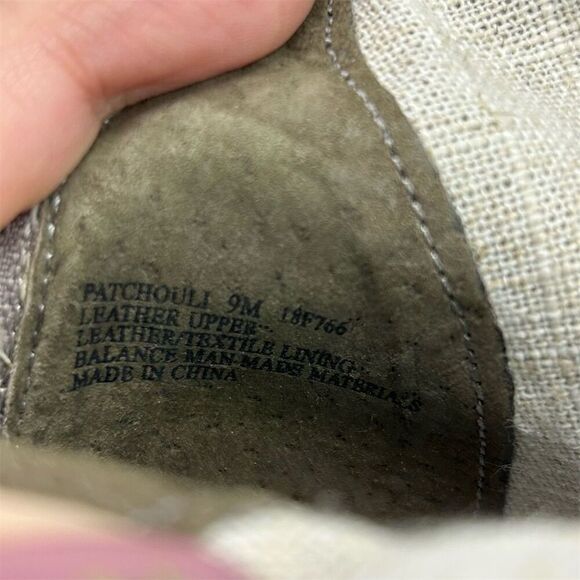 OTBT Patchouli Ruched Gray Leather Back Zipper Heeled Sandals Size 9M Open Toe - Picture 13 of 14